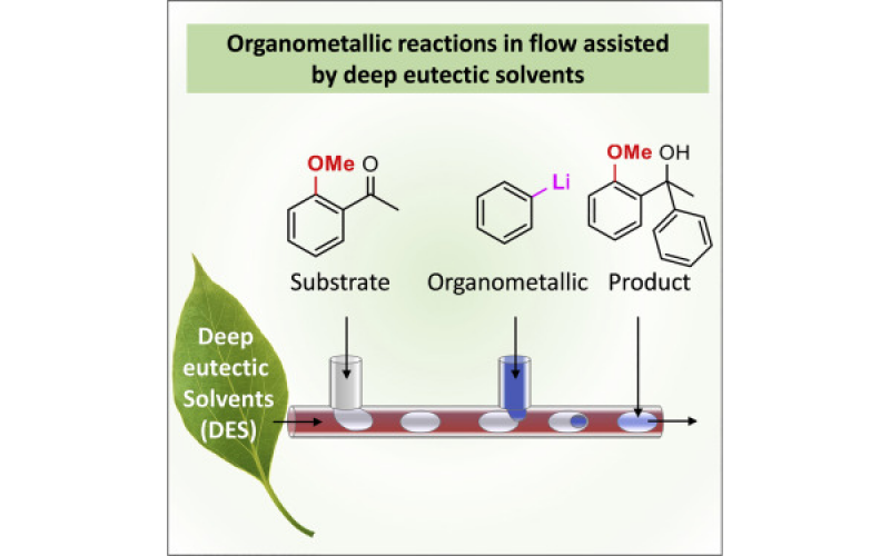 低共熔溶劑輔助下的常溫流動(dòng)中連續(xù)、穩(wěn)定、安全的有機(jī)金屬反應(yīng)